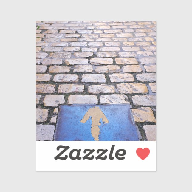 Gelber Pfeil Aufkleber (Blatt)