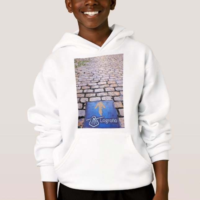 Gelber Pfeil Hoodie (Vorderseite)