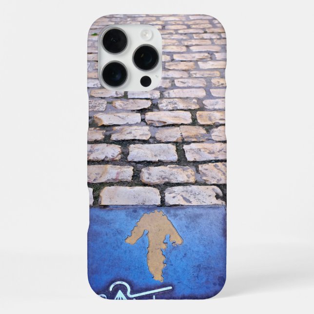 Gelber Pfeil iPhone Hülle (Rückseite)