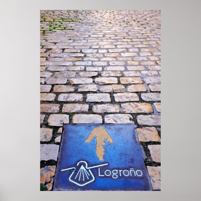 Gelber Pfeil Poster (Vorne)