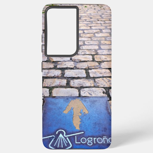 Gelber Pfeil Samsung Galaxy Hülle (Rückseite)