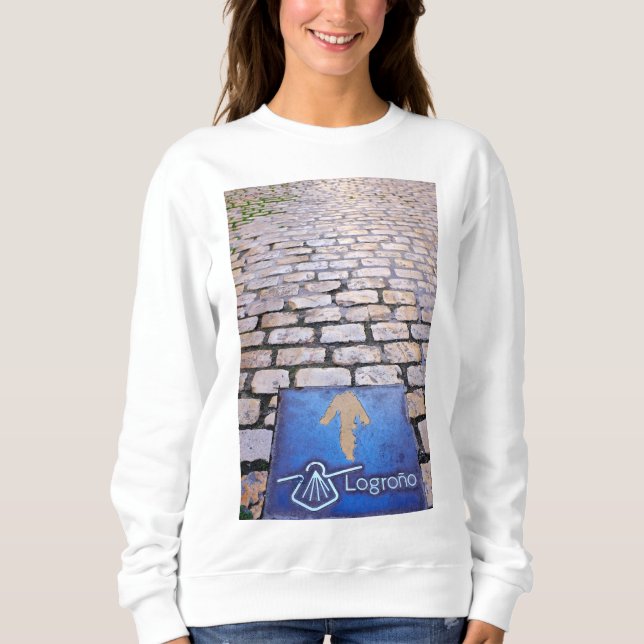Gelber Pfeil Sweatshirt (Vorderseite)