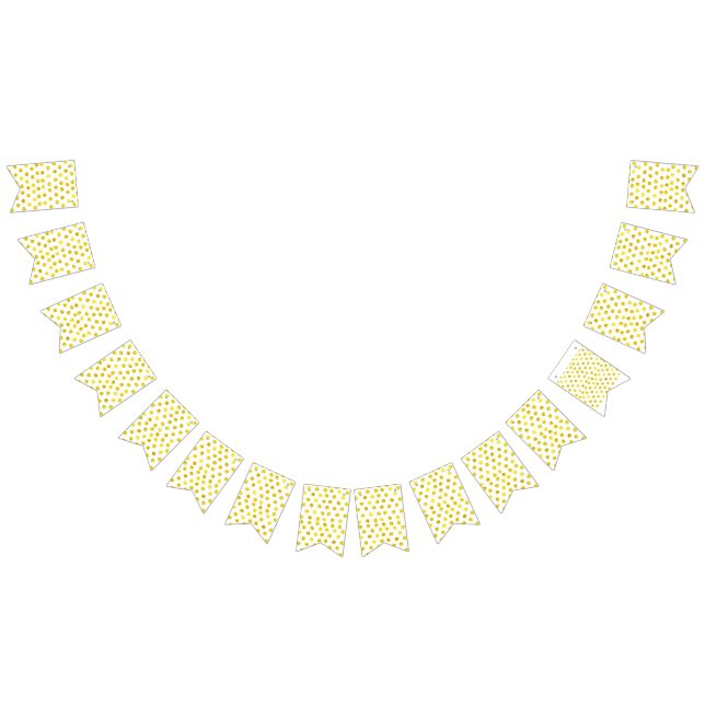 Gelber Punkt Wimpelkette (Alle)
