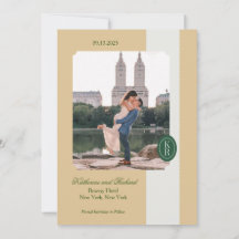 Gelber Rand Save the Date