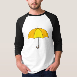 Gelber Regenschirm T-Shirt