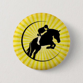 Gelber Reittier Button