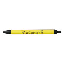 Gelber Sandwellen Personalisierter Pen