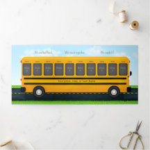 Gelber Schulbus 10 Fotos für Lehrer oder Trainer