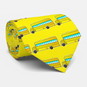 Gelber Schulbus, Busfahrer-Geschenk, Amerikanische Krawatte