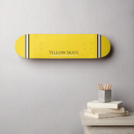 Gelber Skate Skateboard