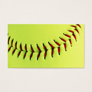 Gelber Softballball