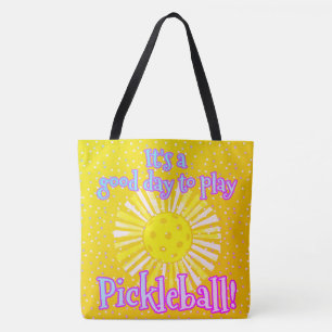 Gelber Sonnentag zum Pickleball