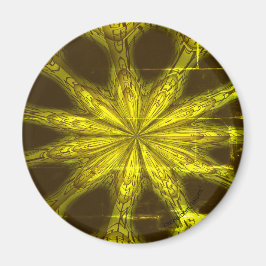 Gelber Standard, 2¼ Zoll Circle Magnet