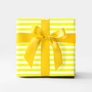 Gelber Streifen Geschenkpapier