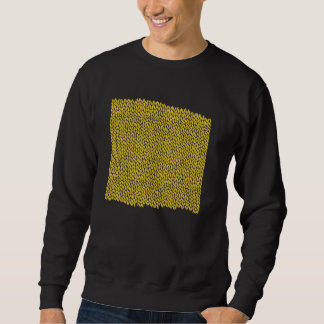 Gelber Strick, gelb grau, ohne Emeline Sweatshirt