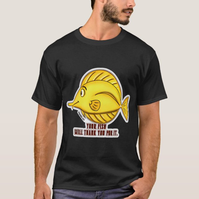 Gelber Tang T-Shirt (Vorderseite)