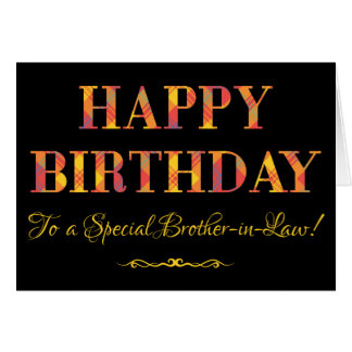 Gelber Tartan auf schwarzem Geburtstag für