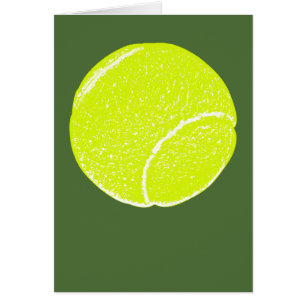 gelber Tennisball