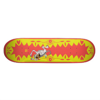 Gelber Tiger Skateboard