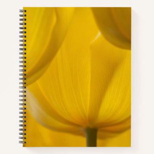 Gelber Tulip Notizbuch