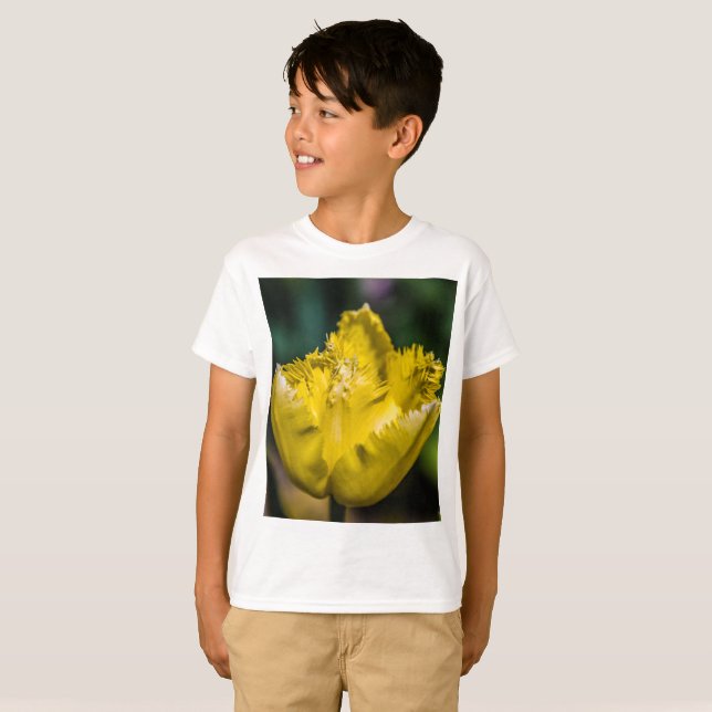 Gelber Tulip T-Shirt (Vorne ganz)