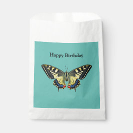 Gelber und schwarzer Schmetterling Geschenktütchen