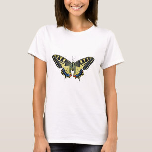 Gelber und schwarzer Schmetterling T-Shirt