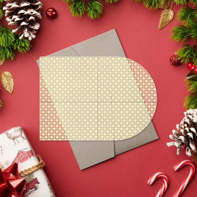 gelber und weißer Hintergrund mit kleinen Kreisen Acryleinladungen (Insitu (Feiertag))