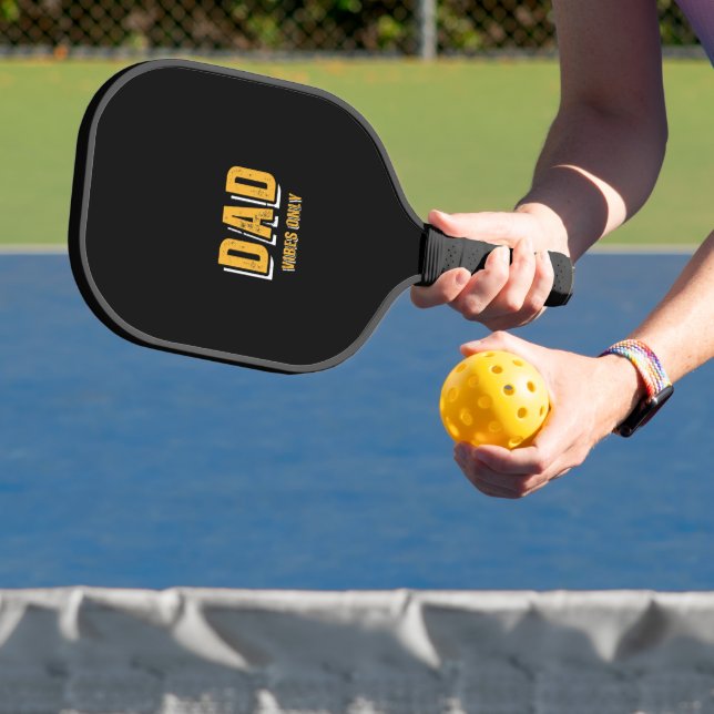 Gelber Vater Vibes Nur Pickleball-Paddel Pickleball Schläger (InSitu)