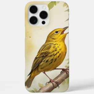 gelber Vogel iPhone 16 Pro Max Hülle