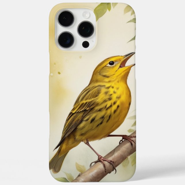 gelber Vogel Case-Mate iPhone Hülle (Rückseite)
