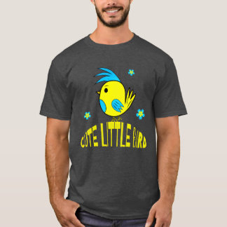 Gelber Vogel lustig T-Shirt