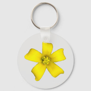 Gelber Wildblumen-Schlüsselanhänger Schlüsselanhänger
