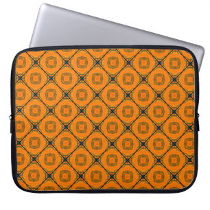 Gelbes abstraktes Muster-Hintergrunddesign. abstra Laptopschutzhülle