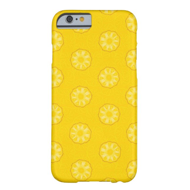 Gelbes Ananas-Muster Case-Mate iPhone Hülle (Rückseite)