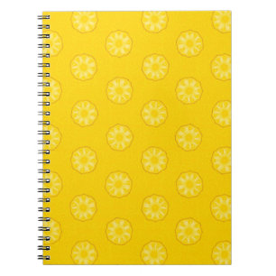 Gelbes Ananas-Muster Notizblock