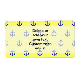 Gelbes Ankermuster