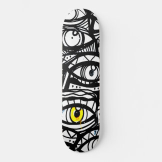Gelbes Auge Skateboard