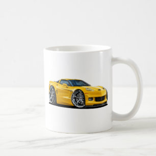 Gelbes Auto 2010-12 Korvette Kaffeetasse