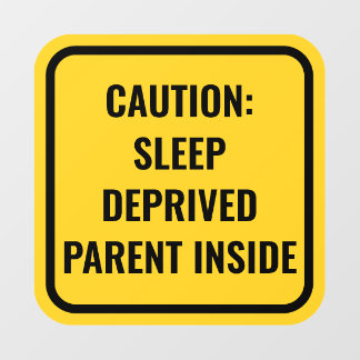 Gelbes Baby an Bord alternativer Autos Fensterdeko Fensteraufkleber