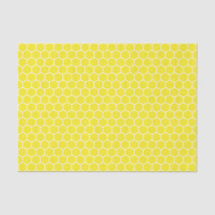 Gelbes Bienenwaben-Seidenpapier Seidenpapier