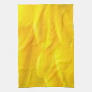 Gelbes Blumenblatt-Geschirrtuch 16" x 24" Küchentuch