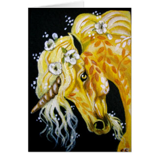 Gelbes BlumenEinhorn