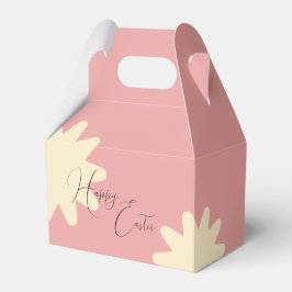 Gelbes Blumenstern-Geschenktüten-Design Geschenkschachtel
