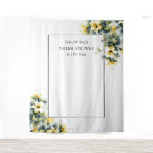 Gelbes Brautparty Foto Hintergrund