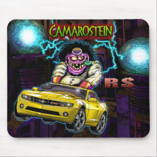Gelbes Chevy Camaro RS Mousepad