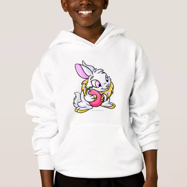Gelbes Cybunny, das Negg umarmt Hoodie (Vorderseite)