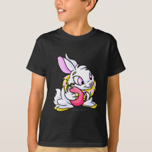 Gelbes Cybunny, das Negg umarmt T-Shirt