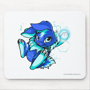 Gelbes Cybunny mit Sternen Mousepad