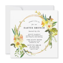 Gelbes Daffodium Osterfeierplatz